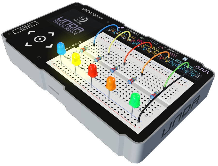 Running Lights built on UNDA.Xplora